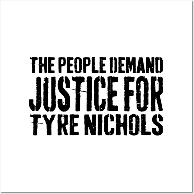 justice for Tyre Nichols Wall Art by S-Log